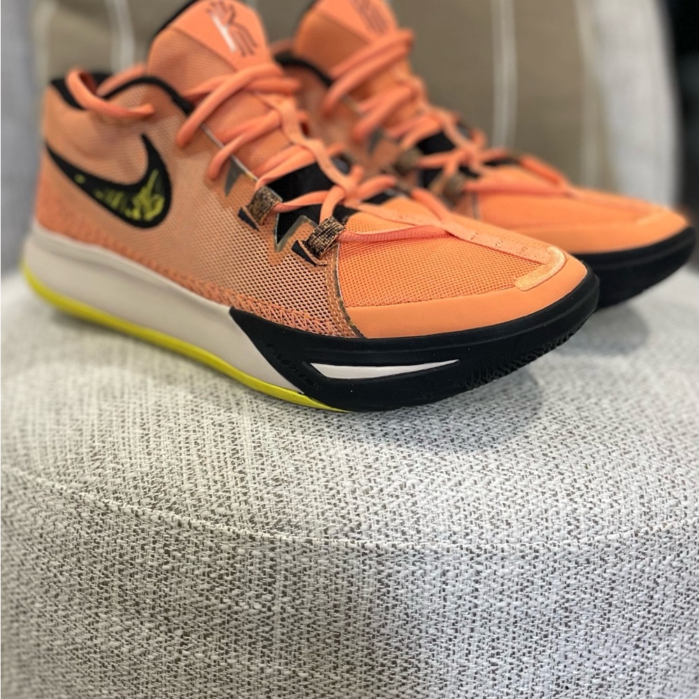 Kyrie Irvin Nike Orange Athletic Shoes
